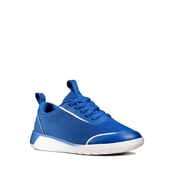 Clarks Boys Suburb Spark Kid Casual Shoes Blue | CA-8651472